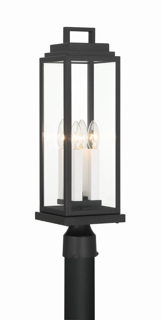 Aspen 4 Light Matte Black Outdoor Post - C193-ASP-8919-MK