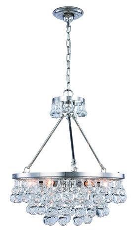 ZC121-1509D22PN - Urban Classic: Bettina 6 light Polished Nickel Pendant Clear Royal Cut Crystal