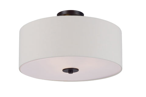 Bongo 3-Light Semi-Flush Mount Oil Rubbed Bronze - C157-10014OMOI