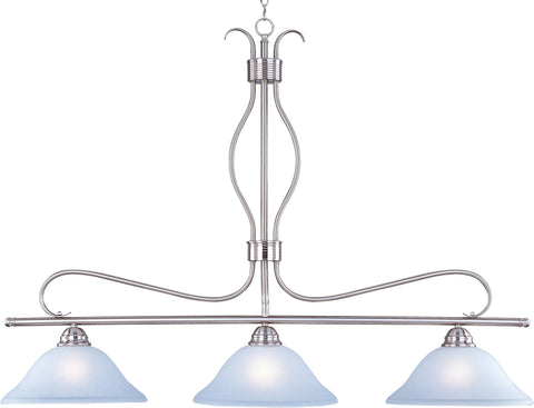 Basix 3-Light Pendant Satin Nickel - C157-10127ICSN