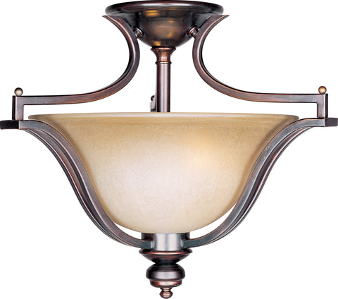 Madera 3-Light Semi-Flush Mount Oil Rubbed Bronze - C157-10171WSOI