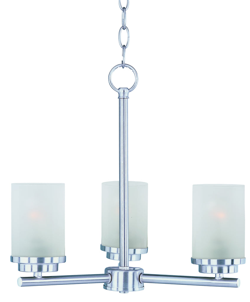 Corona 3-Light Chandelier Satin Nickel - C157-10203FTSN