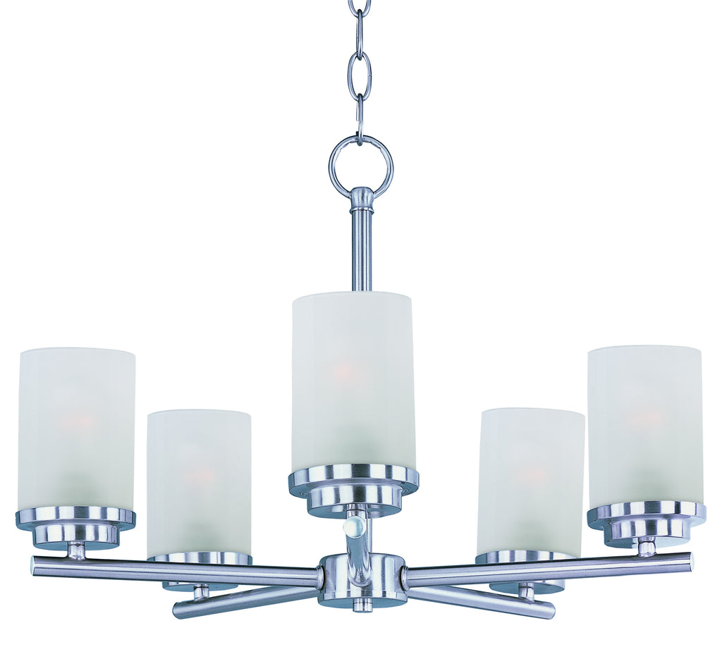 Corona 5-Light Chandelier Satin Nickel - C157-10205FTSN