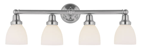 Livex Classic 4 Light Brushed Nickel Bath Light - C185-1024-91