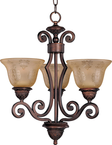 Symphony 3-Light Chandelier Oil Rubbed Bronze - C157-11235SAOI