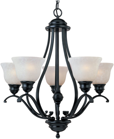 Linda 5-Light Chandelier Black - C157-11805ICBK