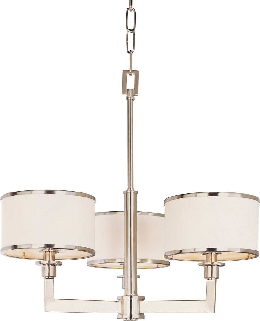 Nexus 3-Light Chandelier Satin Nickel - C157-12054WTSN