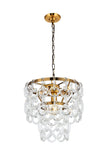 ZC121-1713D12LAB - Urban Classic: Eden 3 light in Light Antique Brass Pendant