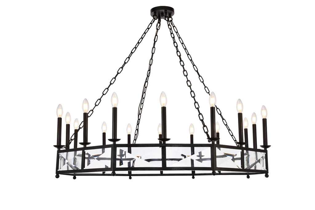 ZC121-1537G49VB - Urban Classic: Exeter 16 light Vintage Bronze Chandelier Clear Royal Cut Crystal