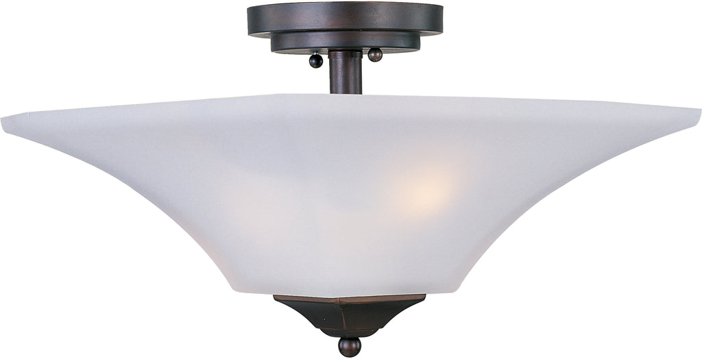 Aurora 2-Light Semi-Flush Mount Oil Rubbed Bronze - C157-20091FTOI