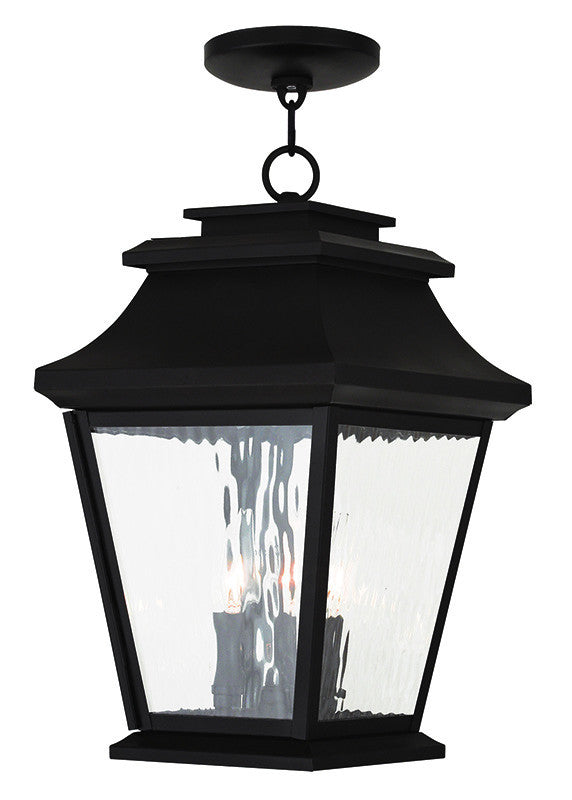 Livex Hathaway 3 Light Bronze Outdoor Chain Lantern  - C185-20237-07