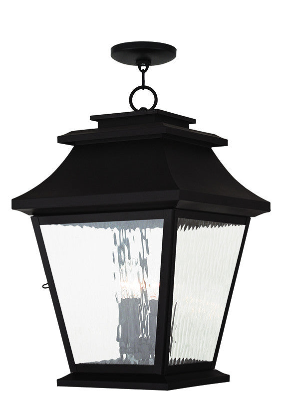 Livex Hathaway 4 Light Bronze Outdoor Chain Lantern  - C185-20243-07