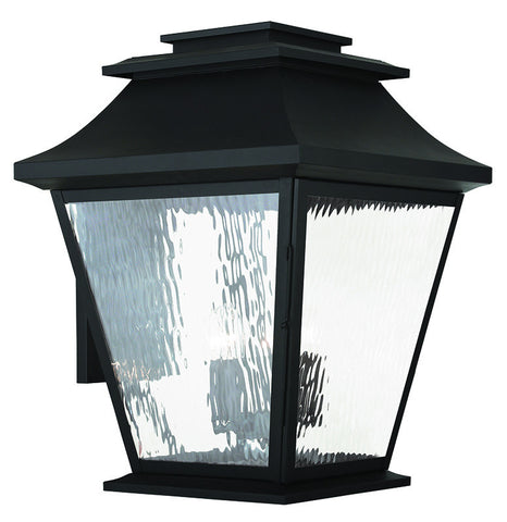 Livex Hathaway 5 Light Black Outdoor Wall Lantern - C185-20245-04