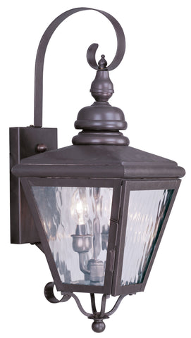 Livex Cambridge 2 Light Bronze Outdoor Wall Lantern - C185-2031-07