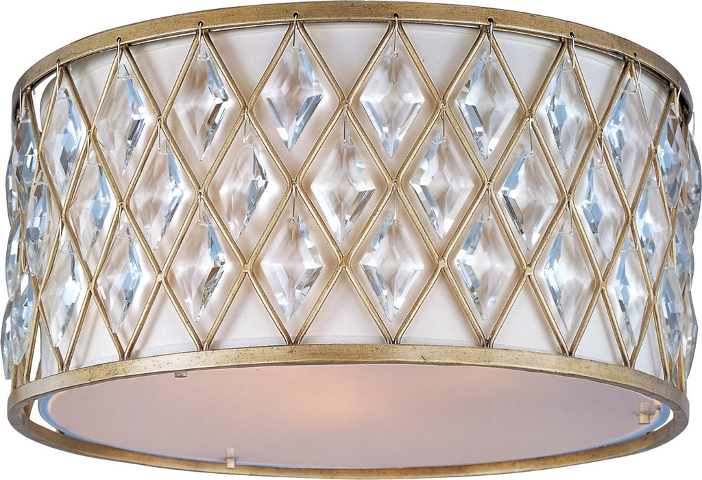 Diamond 3-Light Flush Mount Golden Silver - C157-21452OFGS