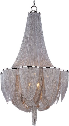 Chantilly 10-Light Chandelier Polished Nickel - C157-21465NKPN