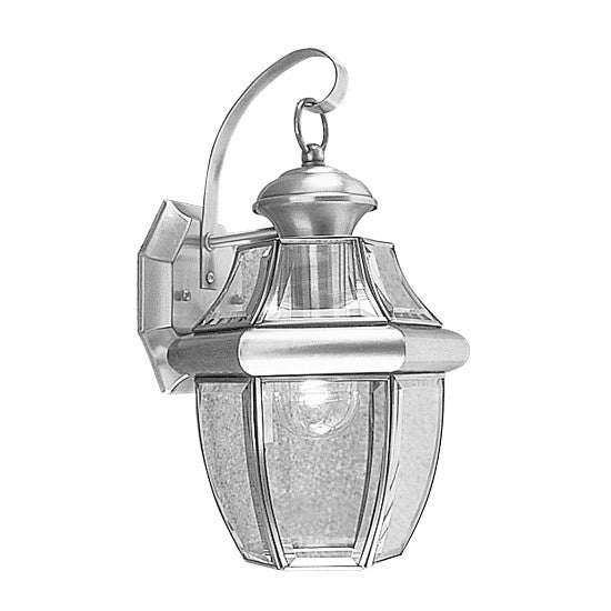 Livex Monterey 1 Light BN Outdoor Wall Lantern - C185-2151-91