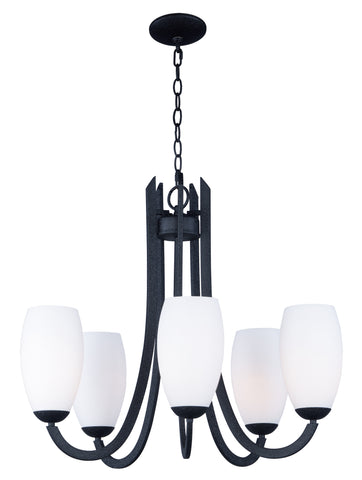 Taylor 5-Light Chandelier Textured Black - C157-21655SWTXB