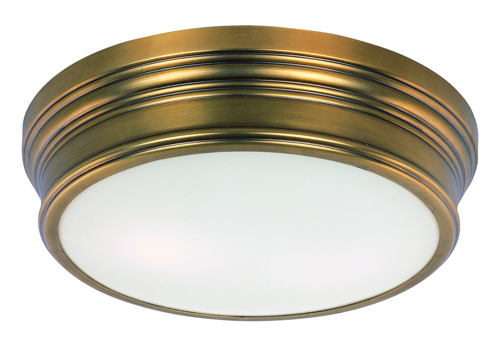 Fairmont 2-Light Flush Mount Natural Aged Brass - C157-22370SWNAB