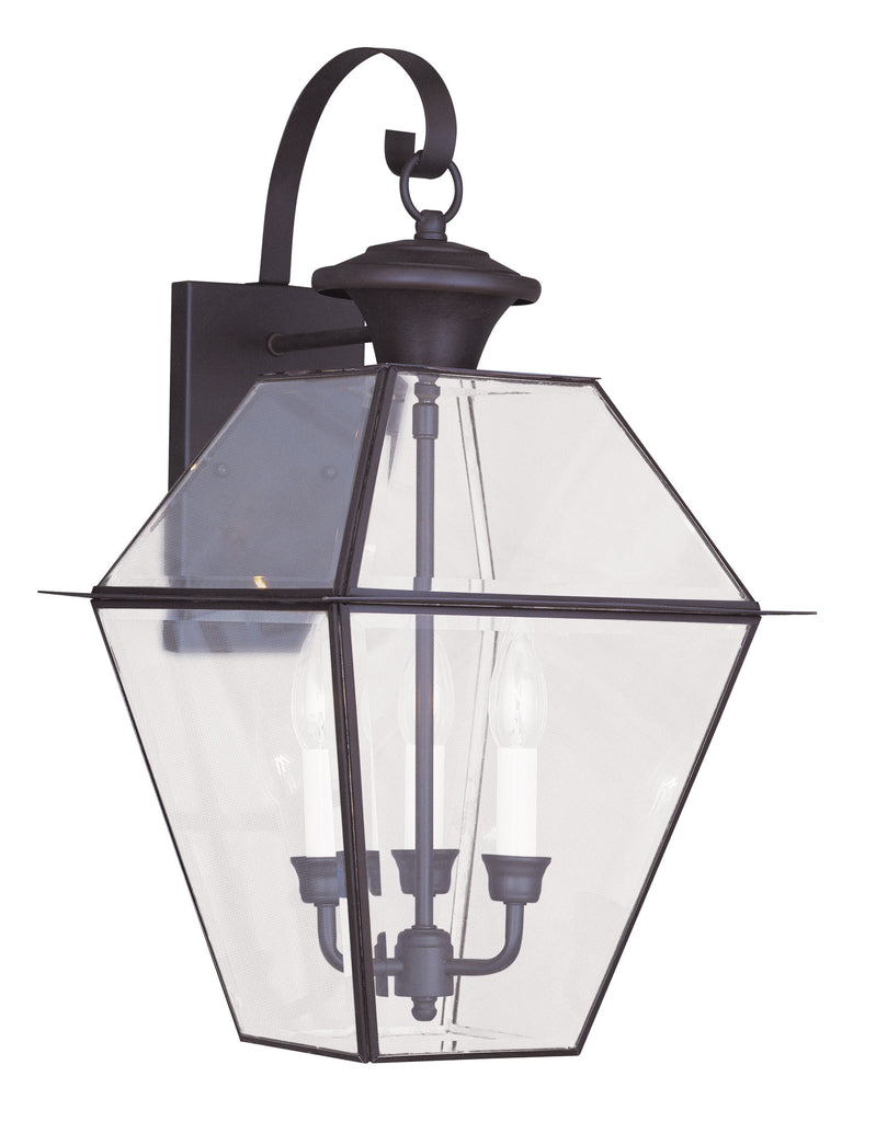 Livex Westover 3 Light Bronze Outdoor Wall Lantern - C185-2381-07