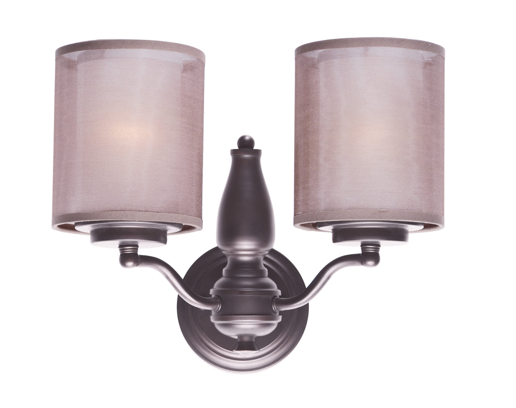 Lucid 2-Light Wall Sconce Oil Rubbed Bronze - C157-24559TSOI