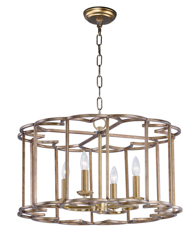 Helix 4-Light Chandelier Bronze Fusion - C157-24736BZF