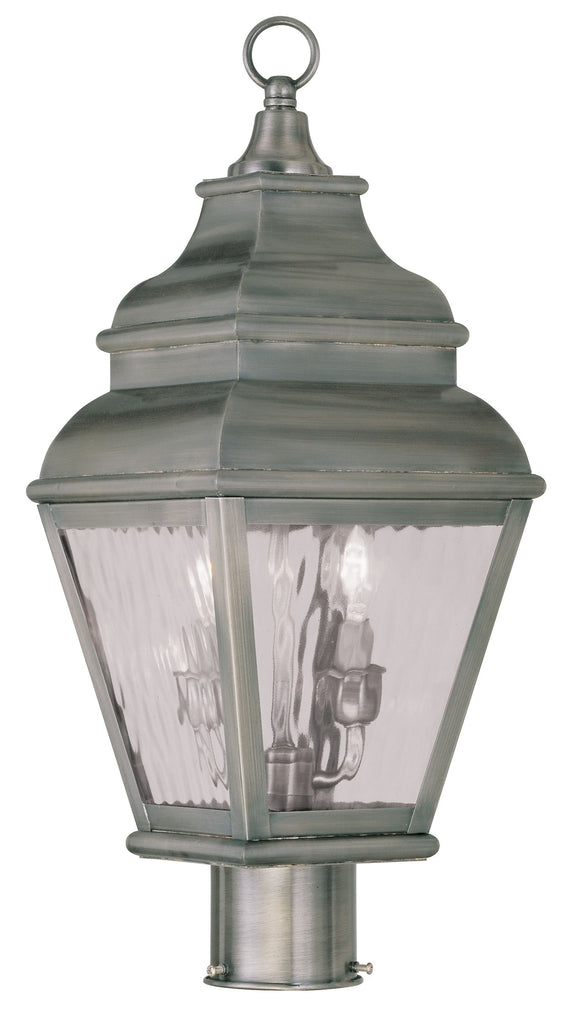 Livex Exeter 2 Light VPW Outdoor Post Lantern - C185-2603-29