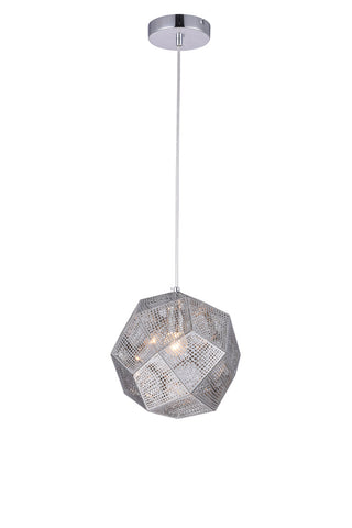 ZC121-PD2048 - Urban Classic: Kronos 1 Light Chrome Pendant