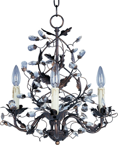 Elegante 3-Light Chandelier Oil Rubbed Bronze - C157-2850OI