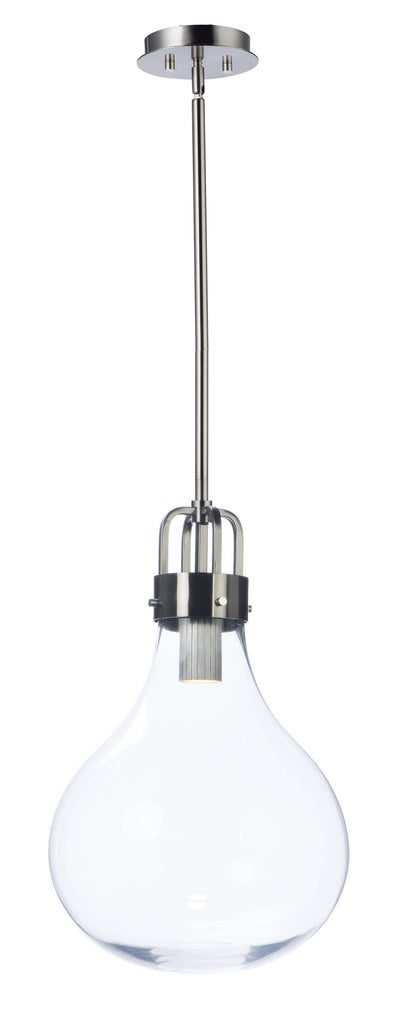 Kinetic LED 1-Light Large Pendant Dark Satin Nickel - C157-39699CLDSN