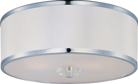 Metro 3-Light Semi-Flush Mount Polished Chrome - C157-39821BCWTPC