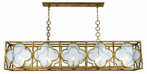 ZC121-1526G67GIAG - Urban Classic: Trinity 10 light Golden Iron Chandelier