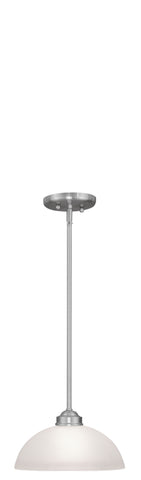 Livex Somerset 1 Light Brushed Nickel Pendant - C185-4211-91