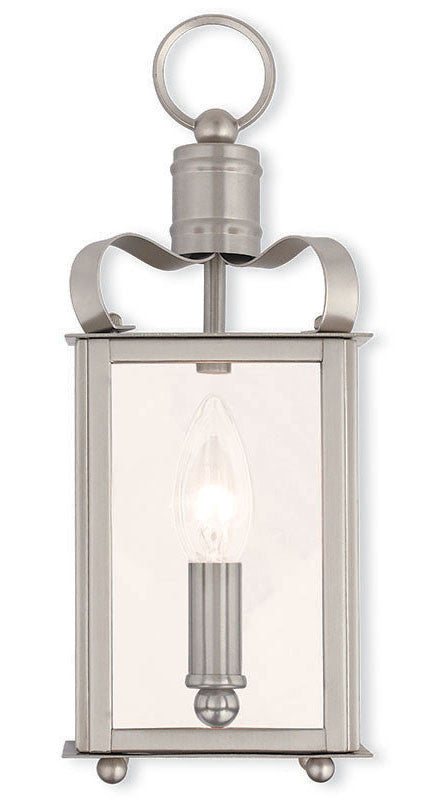 Livex Garfield 1 Light Brushed Nickel Wall Sconce - C185-43000-91