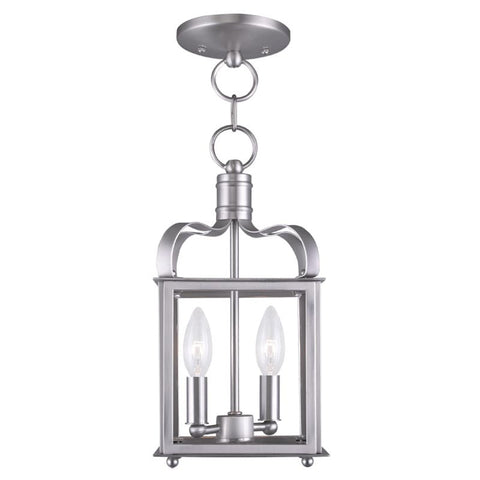 Livex Garfield 2 Light BN Chain Hang/Ceiling Mount - C185-4312-91