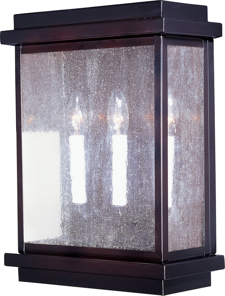 Cubes 3-Light Outdoor Wall Lantern Burnished - C157-4650CDBU