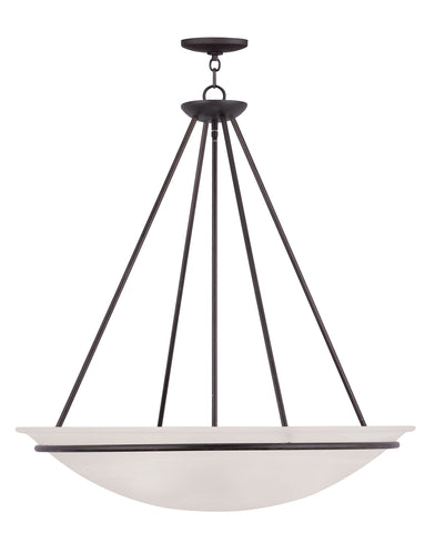 Livex Newburgh 5 Light Bronze Pendant - C185-4828-07