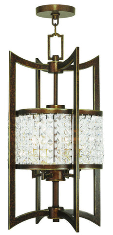 Livex Grammercy 4 Light Palacial Bronze Lantern  - C185-50566-64