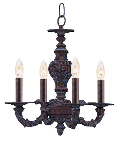 4 Light Venetian Bronze Youth Mini Chandelier - C193-5124-VB