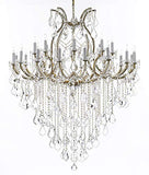 Swarovski Crystal Trimmed Chandelier Lighting Chandeliers H59" X W46" Great for The Foyer, Entry Way, Living Room, Family Room and More! - A83-B12/2MT/24+1SW