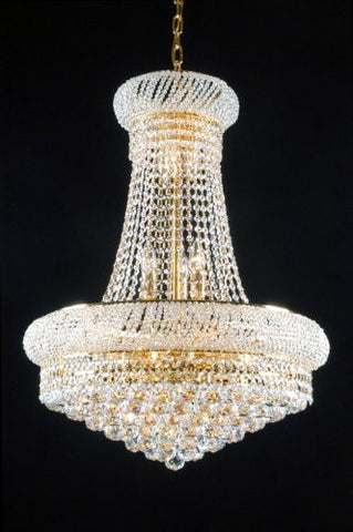 French Empire Crystal Chandelier Lighting H 26" W 20" - Cjd1-Cg/541D20