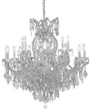 Set of 2-1 Chandelier Crystal Lighting Empress Crystal (TM) H38" W37" and 1 Large Foyer/Entryway Maria Theresa Empress Crystal (tm) Chandelier Lighting! H 52" W 46" - CS/1/21510/15+1 + CS/52/2MT/24+1