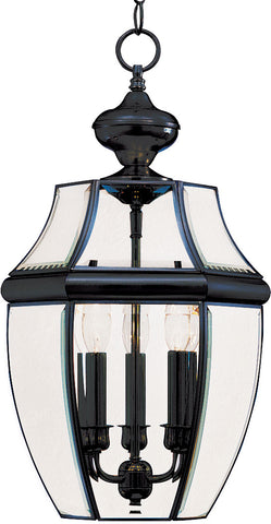 South Park 3-Light Outdoor Hanging Lantern Black - C157-6095CLBK