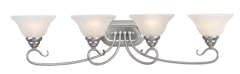 Livex Coronado 4 Light Brushed Nickel Bath Light - C185-6104-91