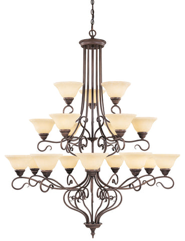 Livex Coronado 18 Light Imperial Bronze Chandelier - C185-6139-58