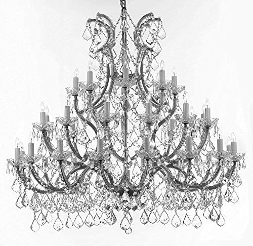 Empress Crystal (Tm) Chandelier Lighting 52X46 - Gb104-B36/Silver/756/36+1