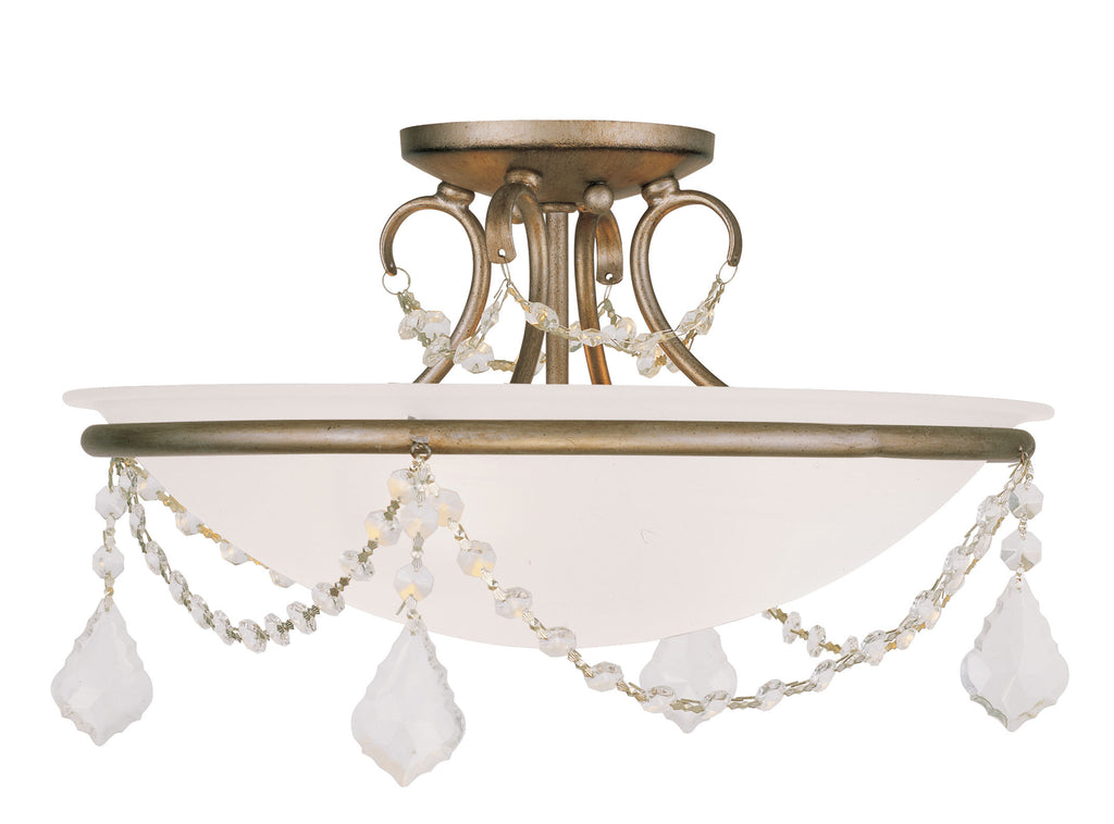 Livex Chesterfield/Pennington 3 Light ASL Ceiling Mount - C185-6524-73