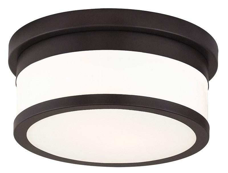 Livex Stafford 2 Light Bronze Ceiling Mount - C185-65501-07