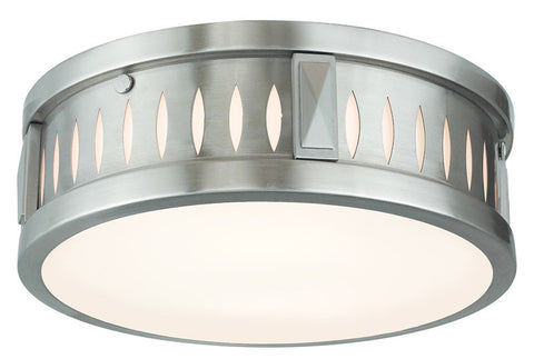 Livex Vista 2 Light Brushed Nickel Ceiling Mount - C185-65507-91