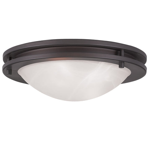 Livex Ariel 2 Light Bronze Ceiling Mount - C185-7057-07